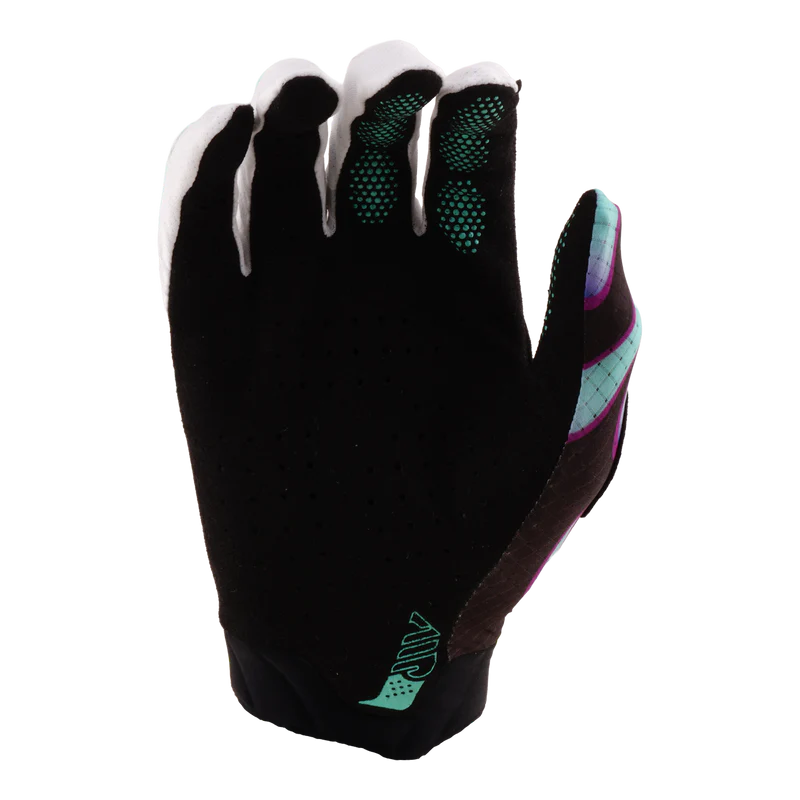 Luvas TROY LEE DESIGNS AIR OVERSPRAY Junior Preto/Petróleo real