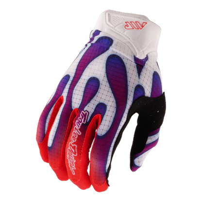 Luvas TROY LEE DESIGNS AIR OVERSPRAY Branco/Violeta