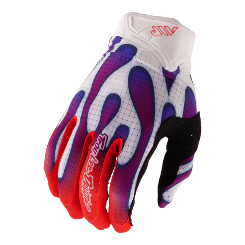 Luvas TROY LEE DESIGNS AIR OVERSPRAY Branco/Púrpura