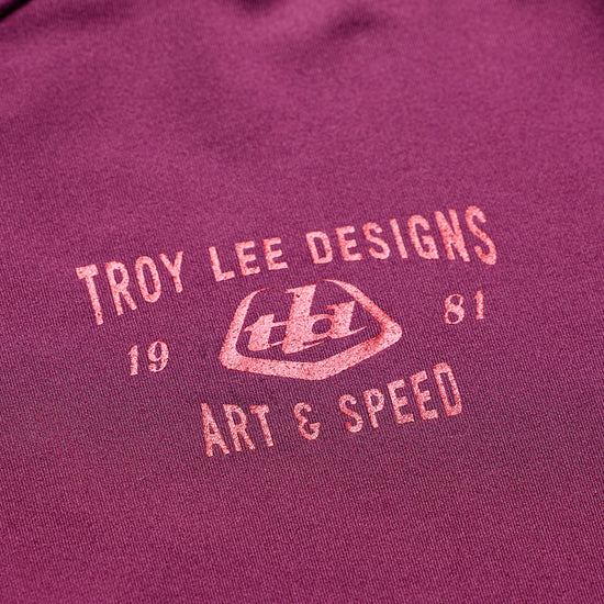 TROY LEE DESIGNS RUCKUS RIDE LOCKDOWN Camisola de manga comprida Sangria