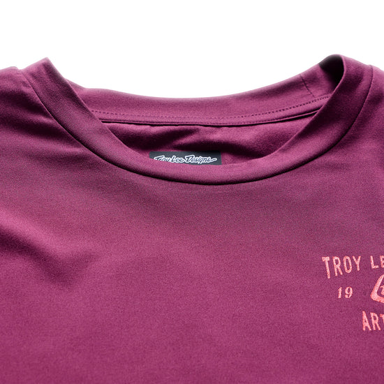 TROY LEE DESIGNS RUCKUS RIDE LOCKDOWN Camisola de manga comprida Sangria