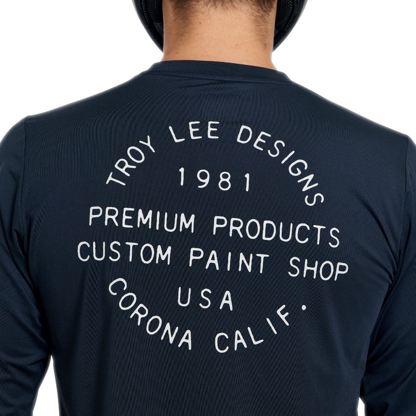 TROY LEE DESIGNS RUCKUS RIDE PRESSED Camisola de manga comprida em carbono