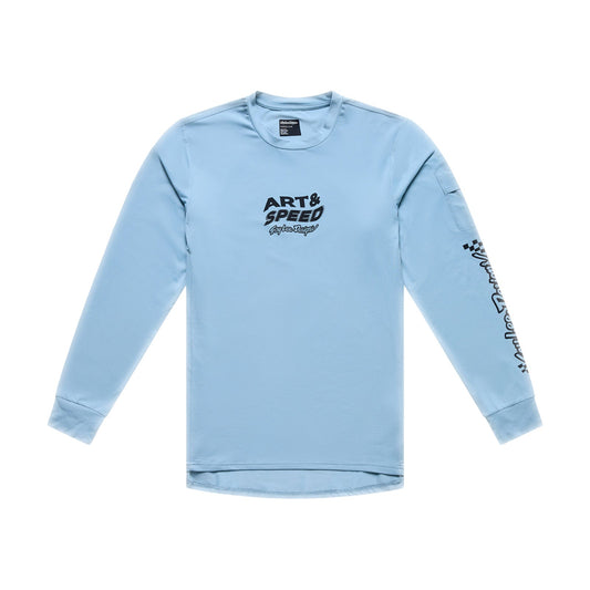 TROY LEE DESIGNS RUCKUS RIDE WAVES Camisola de manga comprida azul