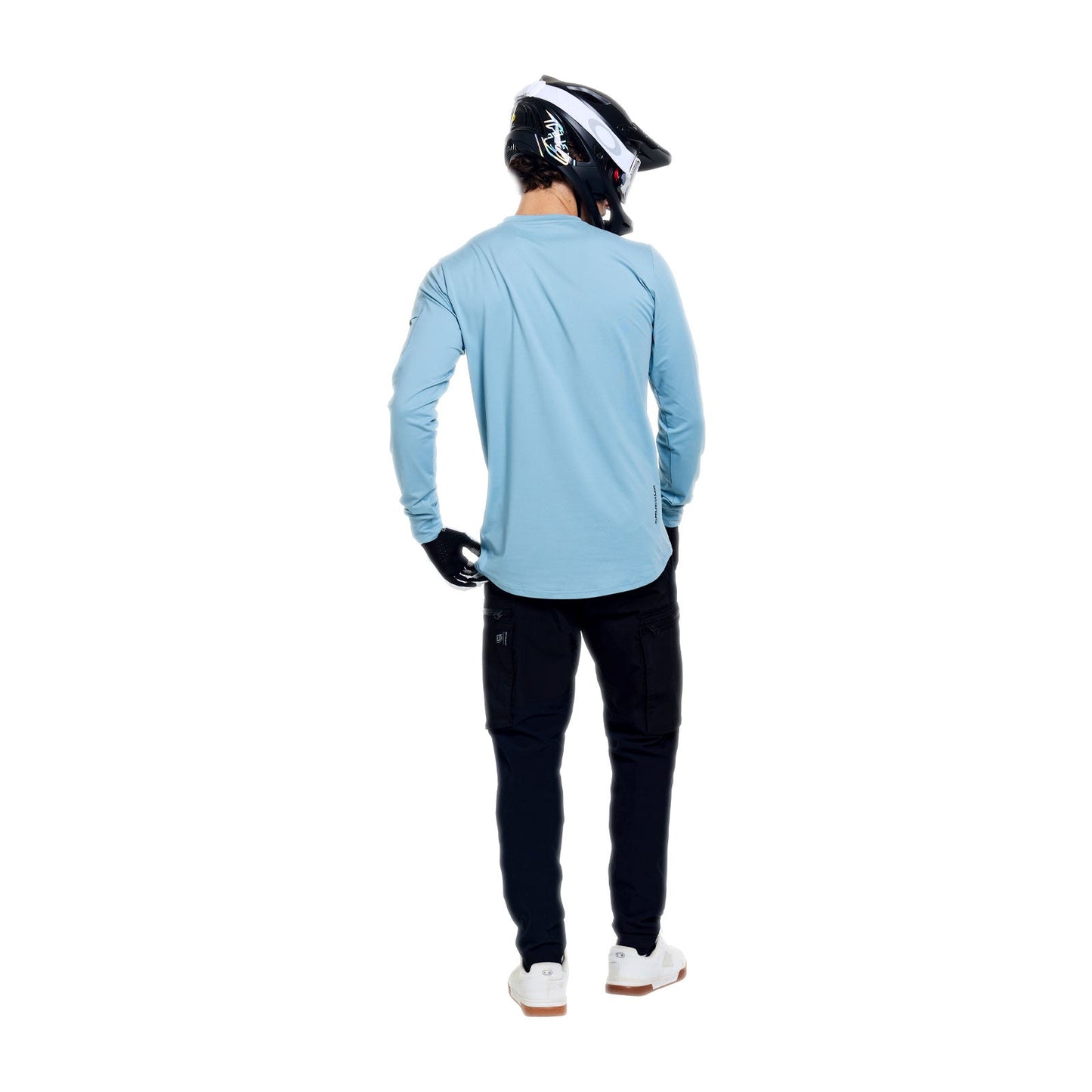 TROY LEE DESIGNS RUCKUS RIDE WAVES Camisola de manga comprida azul