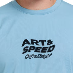 TROY LEE DESIGNS RUCKUS RIDE WAVES Camisola de manga comprida azul