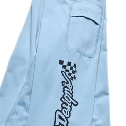 TROY LEE DESIGNS RUCKUS RIDE WAVES Camisola de manga comprida azul