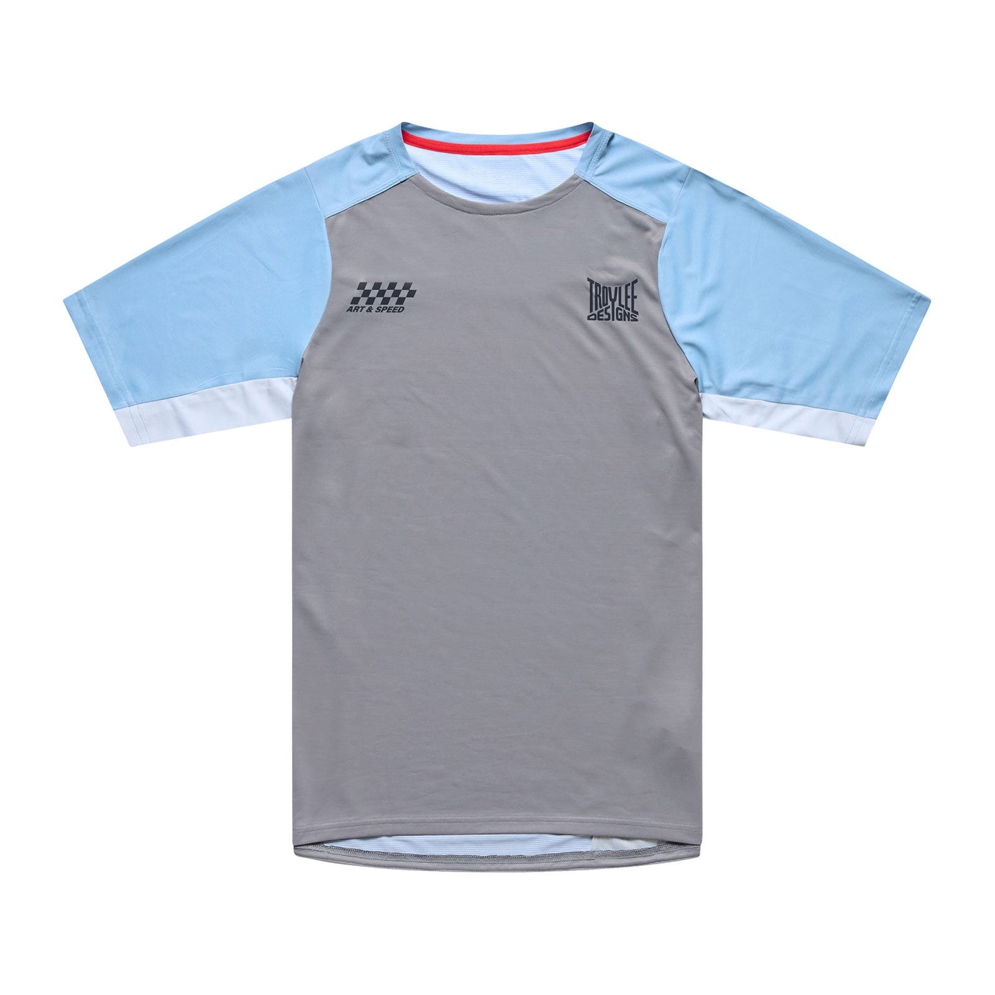 Camisola de manga curta TROY LEE DESIGNS SKYLINE PRO FANGS ARMY Cáqui