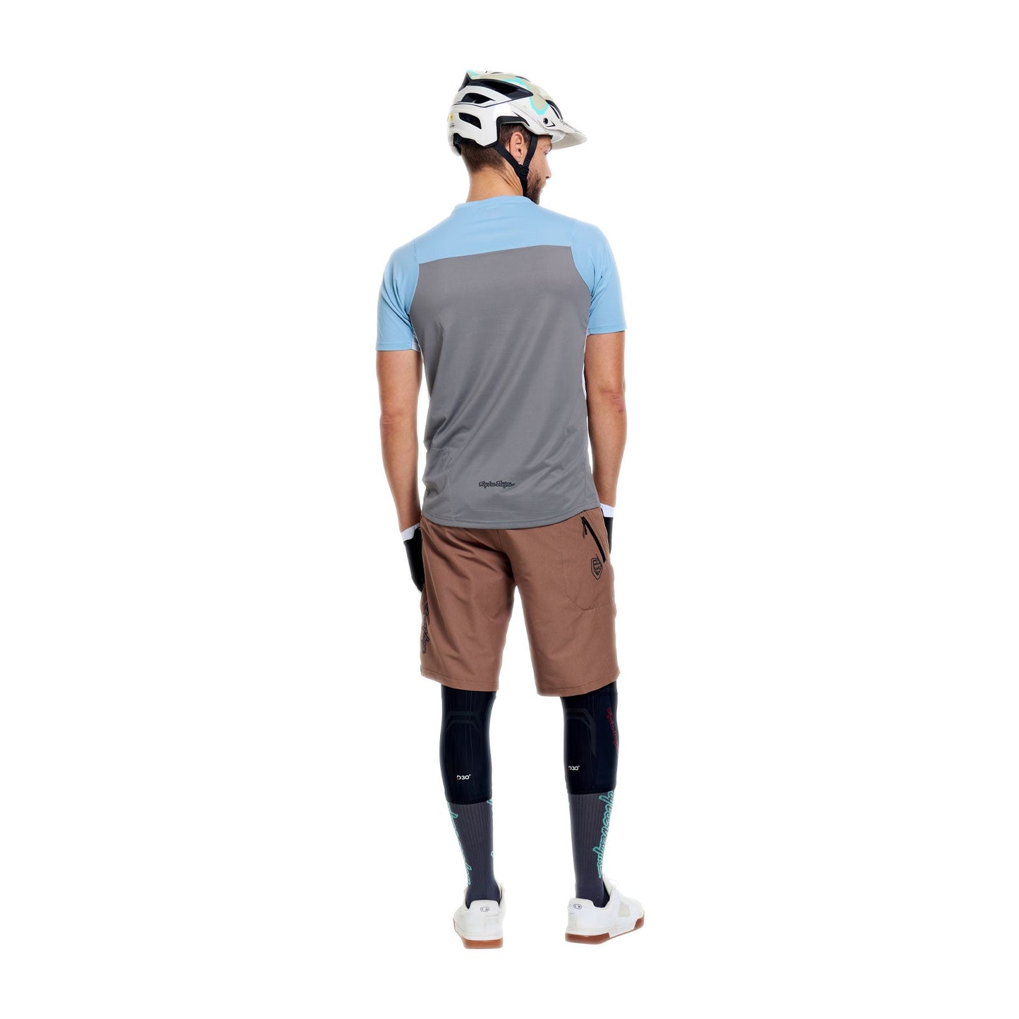 Camisola de manga curta TROY LEE DESIGNS SKYLINE PRO FANGS ARMY Cáqui