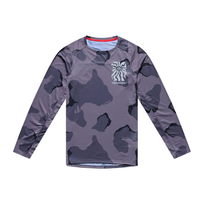 Maillot TROY LEE DESIGNS SKYLINE PRO FLOW CAMO Mangas Compridas Carbon