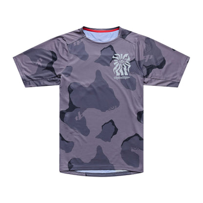 Maillot TROY LEE DESIGNS SKYLINE PRO FLOW CAMO Mangas Curtas Carbon