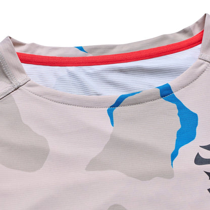 Maillot TROY LEE DESIGNS SKYLINE PRO FLOW CAMO Mangas Curtas Pumice