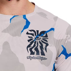 TROY LEE DESIGNS SKYLINE PRO FLOW CAMO Camisola de manga curta Pumice