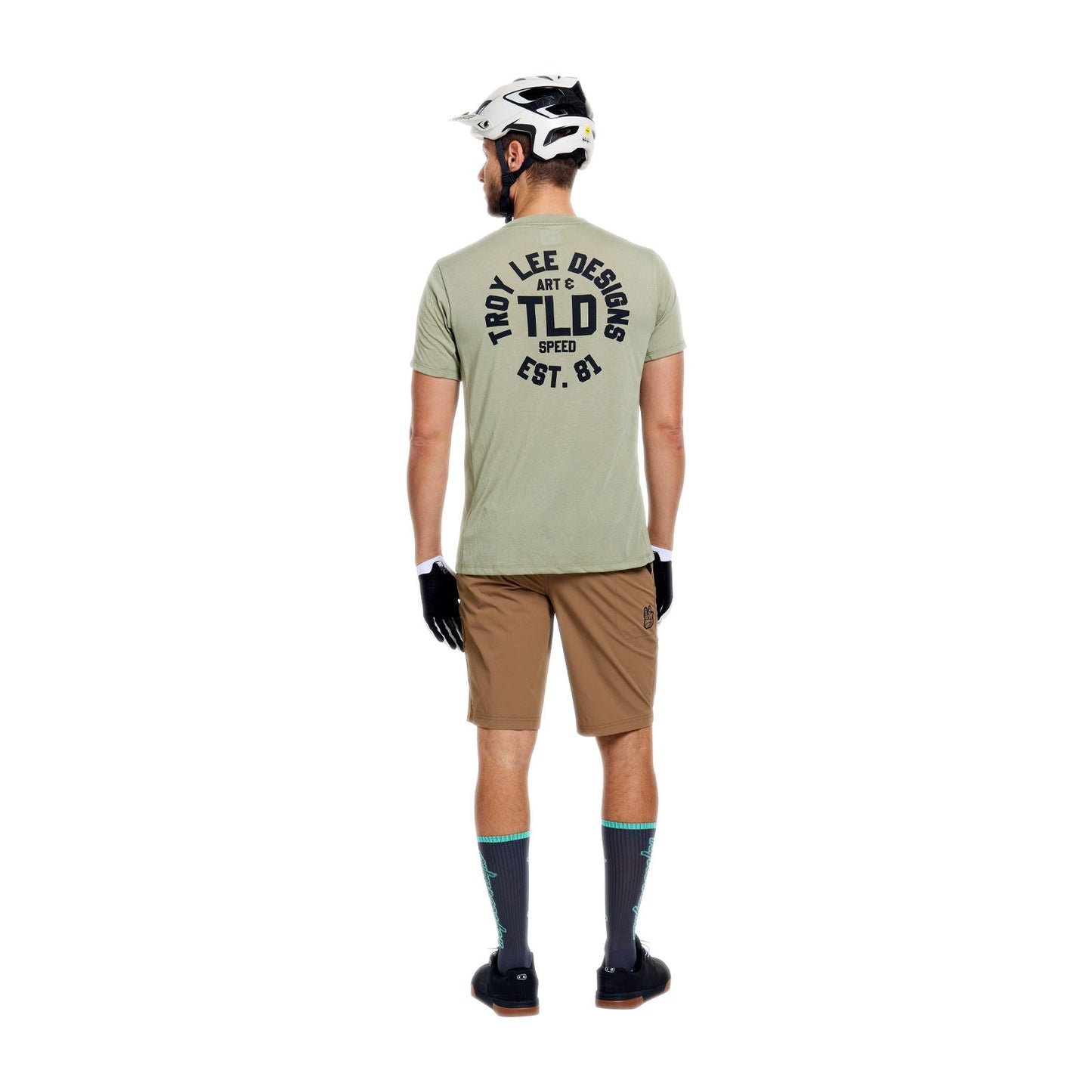 TROY LEE DESIGNS SKYLINE TRAIL Calções com forro Mono Bege