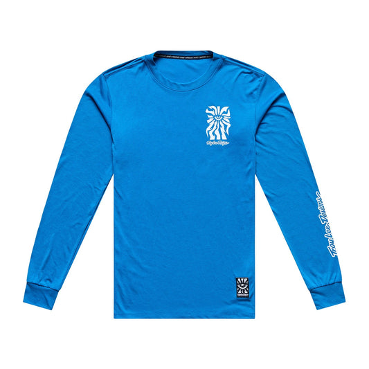 TROY LEE DESIGNS SKYLINE RIDE ONE EYE AERO Jersey Manga comprida azul