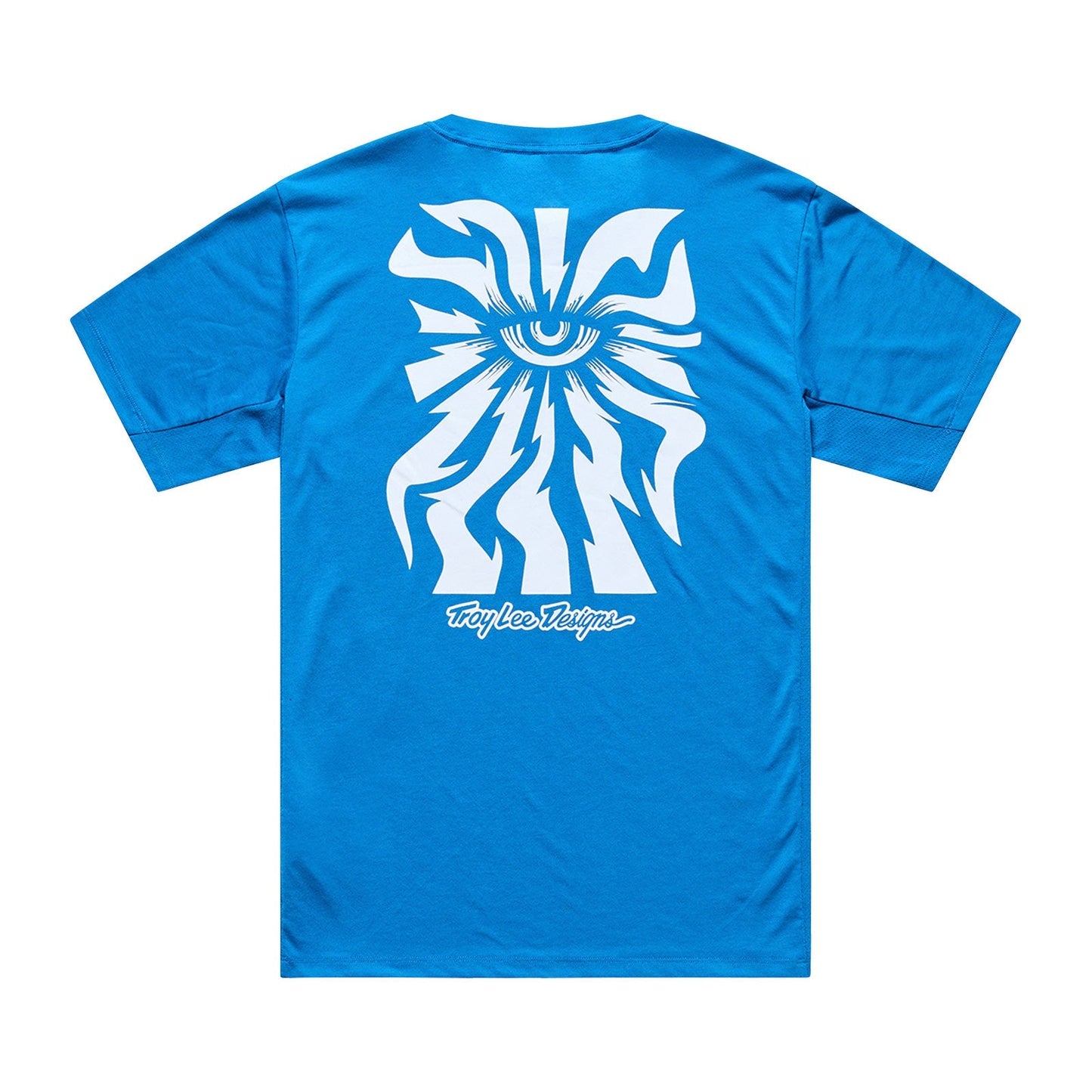 TROY LEE DESIGNS SKYLINE RIDE ONE EYE AERO Jersey Manga curta azul