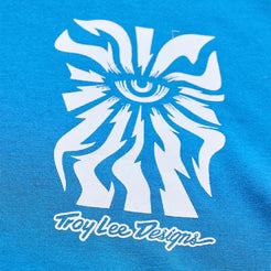 TROY LEE DESIGNSSKYLINE RIDE ONE EYE AERO Jersey Manga curta azul