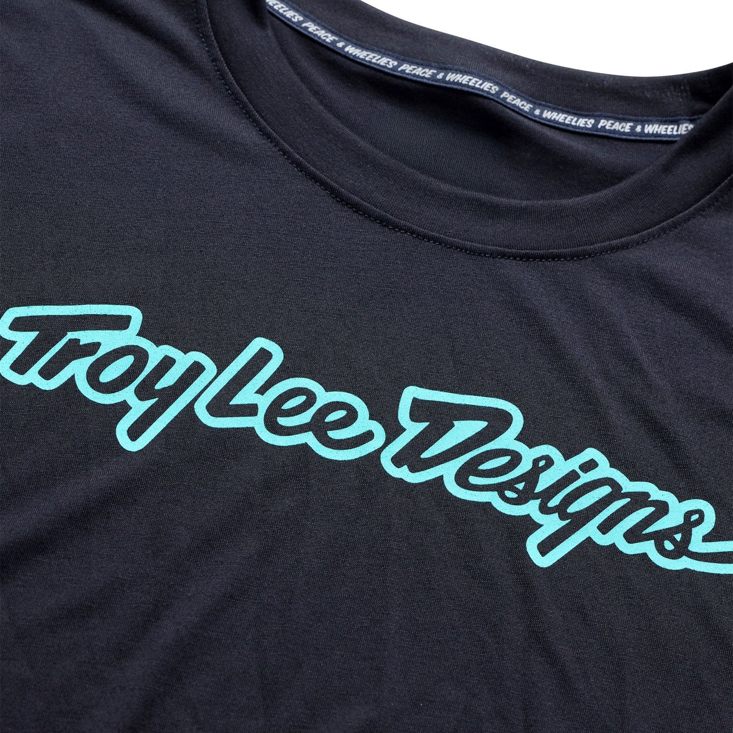 TROY LEE DESIGNS SKYLINE RIDE SIGNATURE Jersey Manga comprida Preto/Turquesa