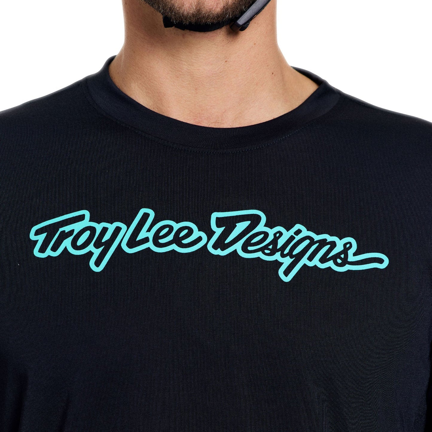TROY LEE DESIGNS SKYLINE RIDE SIGNATURE Jersey Manga comprida Preto/Turquesa