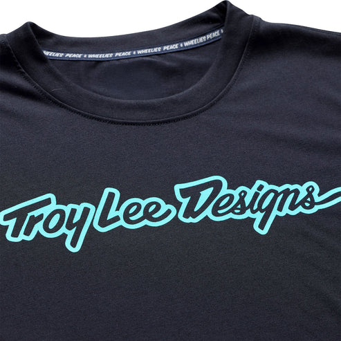 TROY LEE DESIGNSSKYLINE RIDE SIGNATURE Jersey Manga curta Preto/Verde