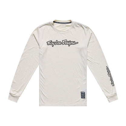 Maillot TROY LEE DESIGNS SKYLINE RIDE SIGNATURE Mangas Compridas Pumice