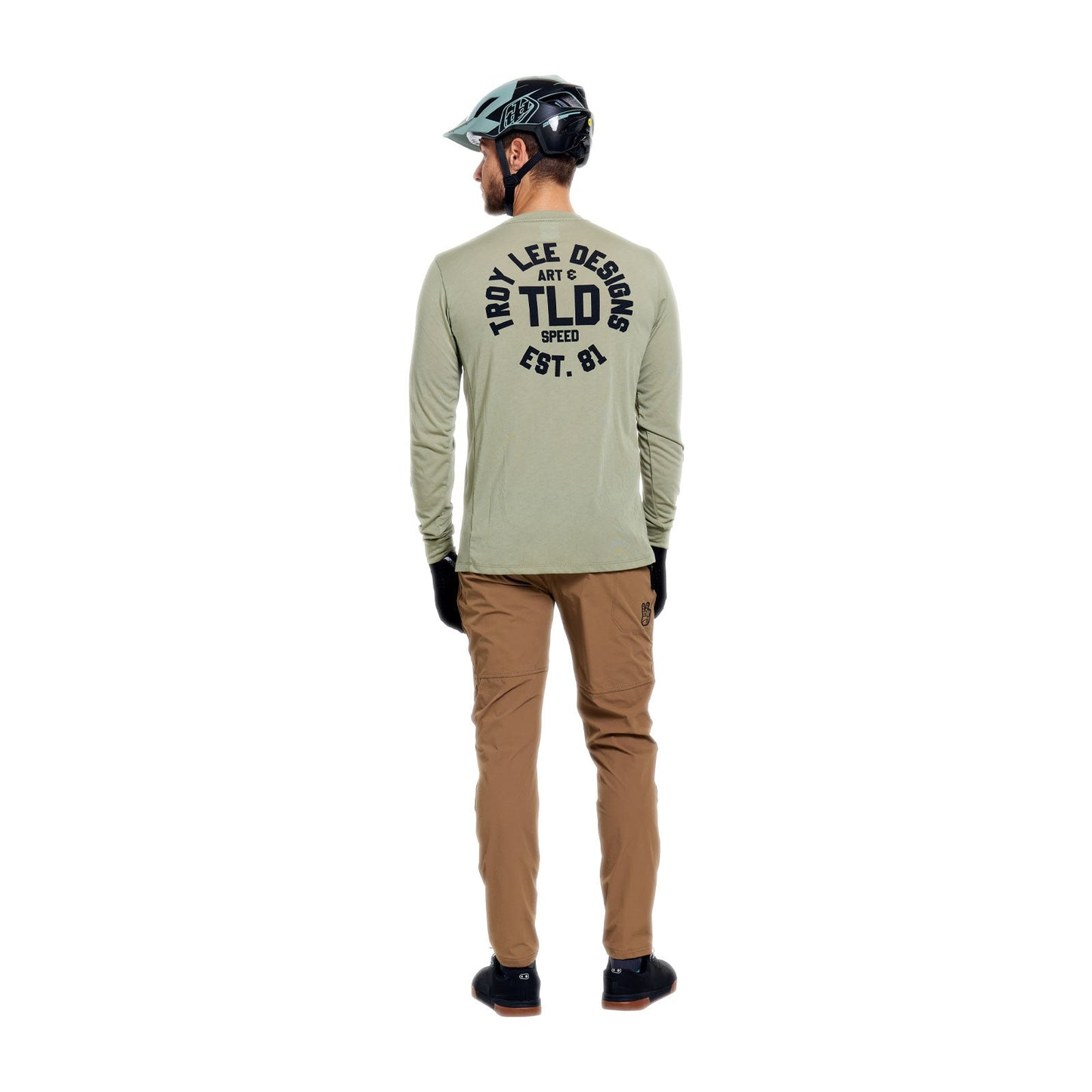 TROY LEE DESIGNS SKYLINE RIDE STAMPS Camisola de manga comprida Sage