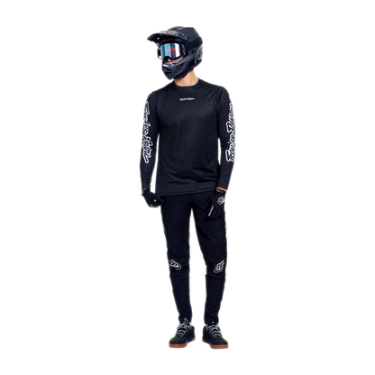 Camisola TROY LEE DESIGNS SPRINT PRO MONO Mangas Compridas Preta