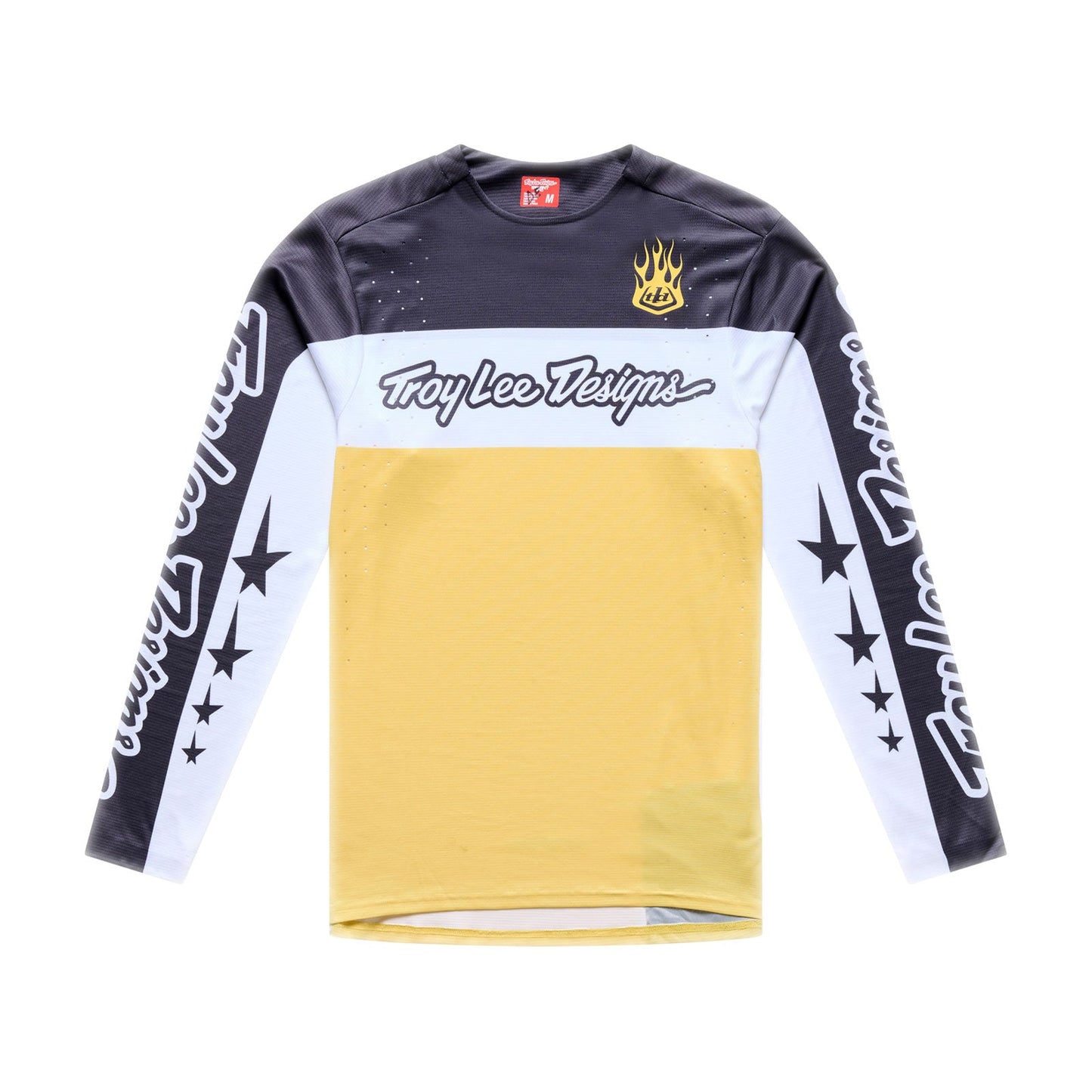 Camisola de manga comprida TROY LEE DESIGNS SPRINT PRO YO MOTO Preto/Amarelo