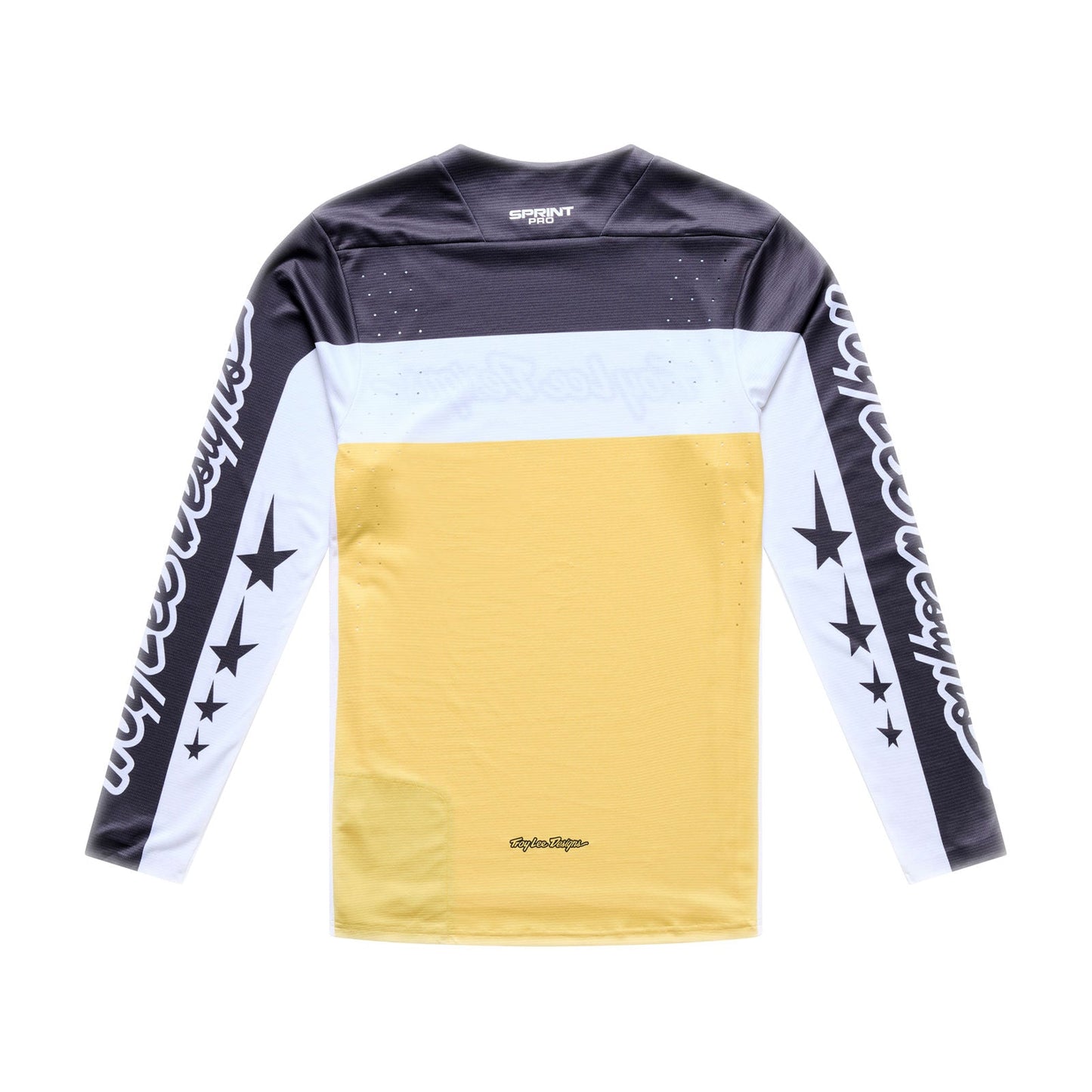 Camisola de manga comprida TROY LEE DESIGNS SPRINT PRO YO MOTO Preto/Amarelo