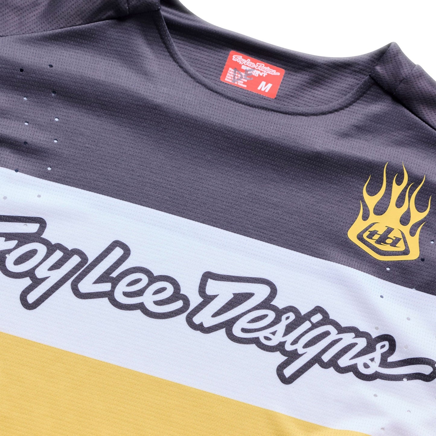 Camisola de manga comprida TROY LEE DESIGNS SPRINT PRO YO MOTO Preto/Amarelo