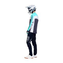 Camisola de manga comprida TROY LEE DESIGNS SPRINT PRO YO MOTO Preto/Azul