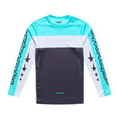 Camisola de manga comprida TROY LEE DESIGNS SPRINT PRO YO MOTO Preto/Azul