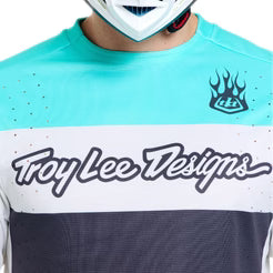 Camisola de manga comprida TROY LEE DESIGNS SPRINT PRO YO MOTO Preto/Azul