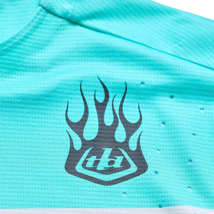 Jersey TROY LEE DESIGNS SPRINT PRO YO MOTO Mangas Compridas Preto/Azul