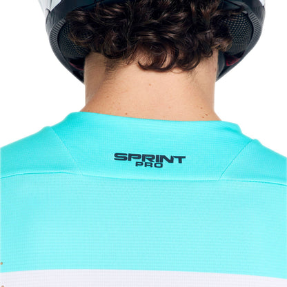 Jersey TROY LEE DESIGNS SPRINT PRO YO MOTO Mangas Compridas Preto/Azul