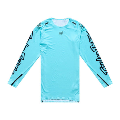 Maillot TROY LEE DESIGNS SPRINT ULTRA MONO Mangas Compridas Turquesa