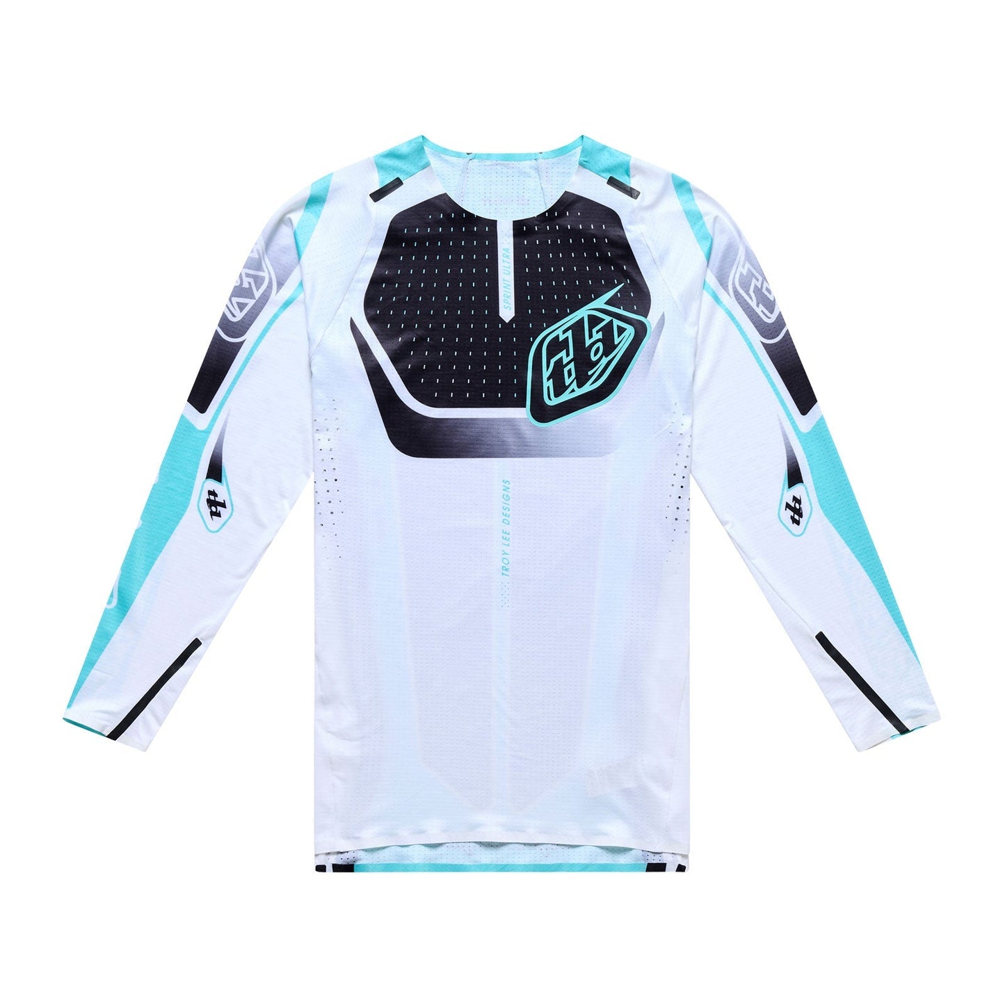 TROY LEE DESIGNS SPRINT ULTRA PROTON Camisola de manga comprida branca/azul