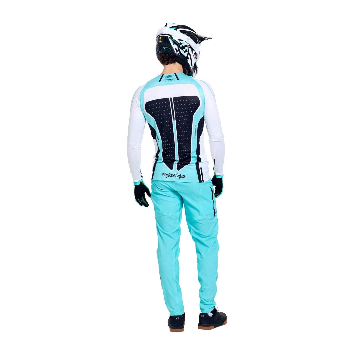 TROY LEE DESIGNS SPRINT ULTRA PROTON Camisola de manga comprida branca/azul