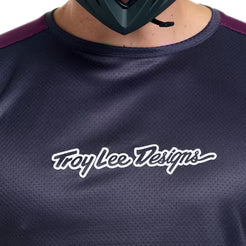 Maillot TROY LEE DESIGNS STAGE SIGNATURE Mangas Curtas Carbon