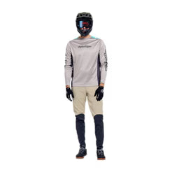 TROY LEE DESIGNS STAGE SIGNATURE Jersey Manga comprida Cinzento claro