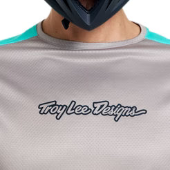 TROY LEE DESIGNS STAGE SIGNATURE Jersey Manga comprida Cinzento claro