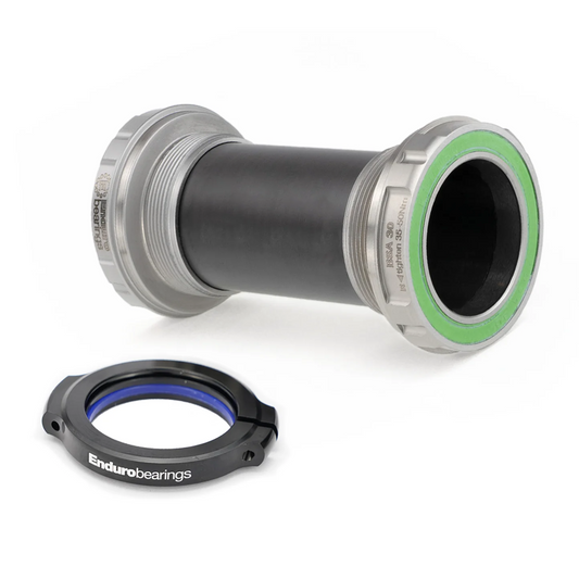 ENDURO BEARINGS BSA 68/73mm suporte inferior 30mm eixo Maxhit Integrado 440c Prata