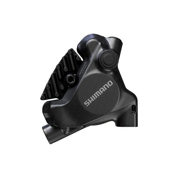 SHIMANO BR-MT805 Pinça de travão de disco traseiro com sistema de montagem plana de 2 pistões