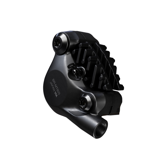 SHIMANO BR-MT805 Pinça de travão de disco traseiro com sistema de montagem plana de 2 pistões