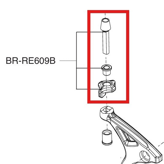 Parafuso de ajuste da pinça de travão CAMPAGNOLO SUPER RECORS / RECORD 12V Preto