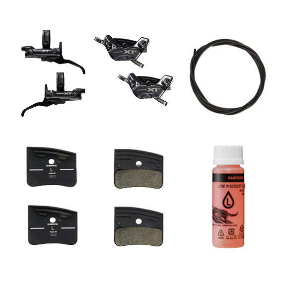 Par de Travões SHIMANO XT M8220 Enduro 4 Pistões
