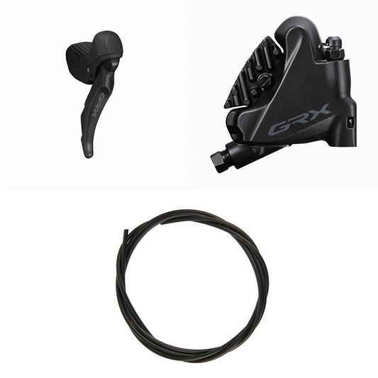 Manete Direita e Pinça Traseira SHIMANO GRX ST-RX610 + BR-RX400 Flat Mount 12V