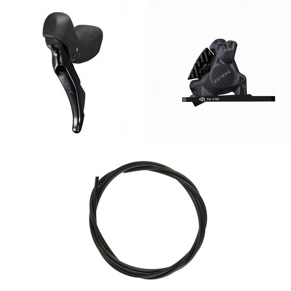 Alavanca esquerda e pinça dianteira SHIMANO GRX 410