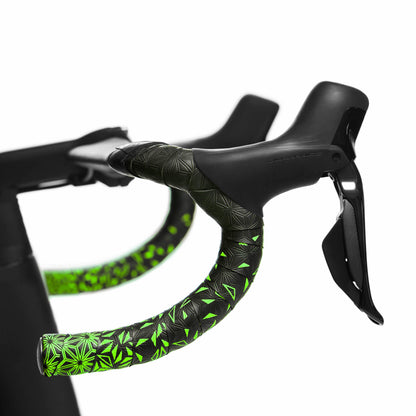 Fita de Guiador SUPACAZ SUPER STICKY KUSH STAR FADE Preto/Verde