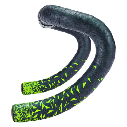 Fita de Guiador SUPACAZ SUPER STICKY KUSH STAR FADE Preto/Verde