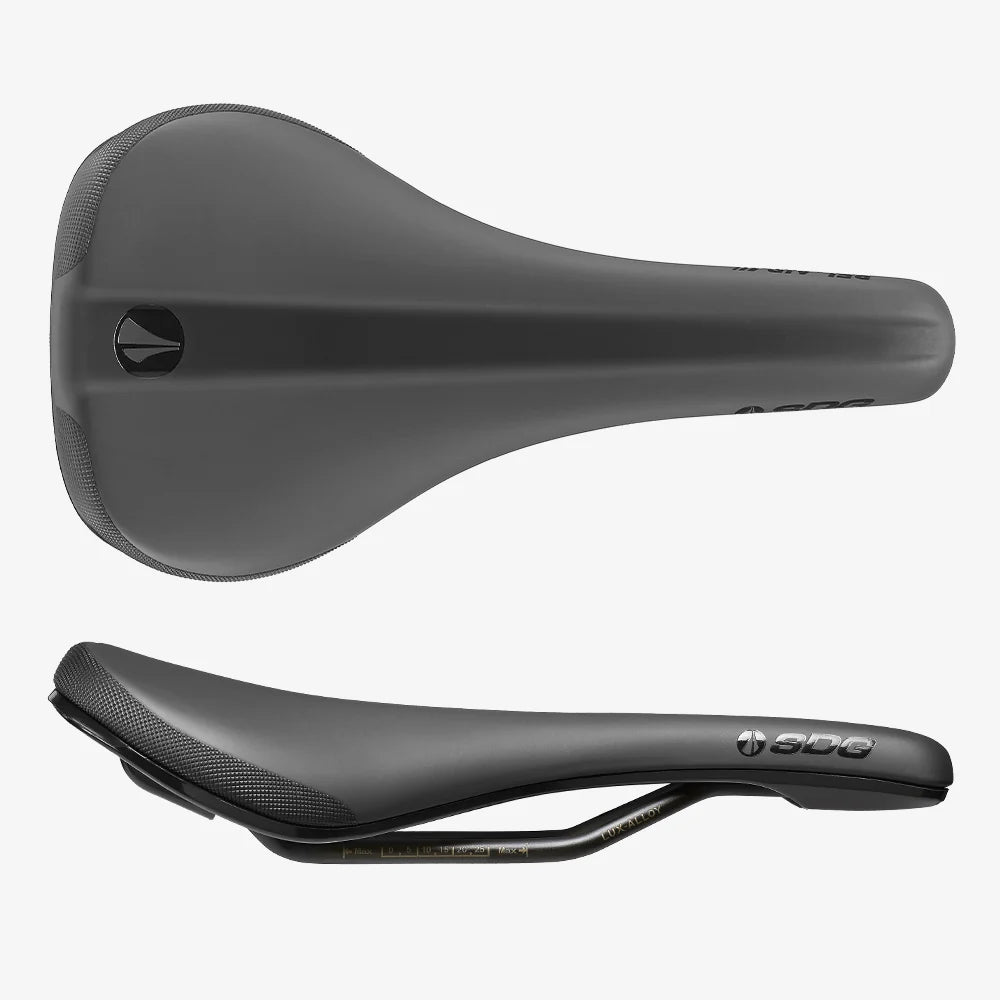 SDG BEL-AIR V3 Ar Espuma Rails Lux Alloy Saddle Cinzento